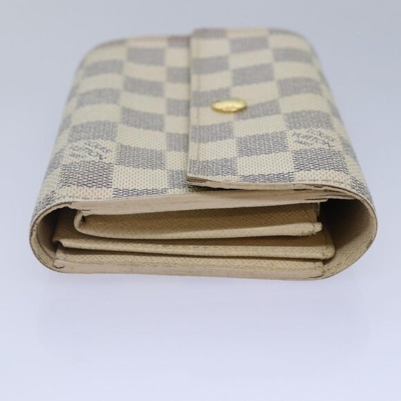 LOUIS VUITTON Damier Azur Portefeuille Alexandra Wallet N63068 LV Auth 87727BRAN - Picture 5 of 16